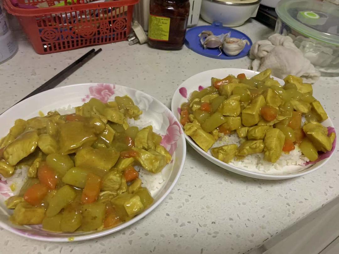 咖喱鸡肉饭