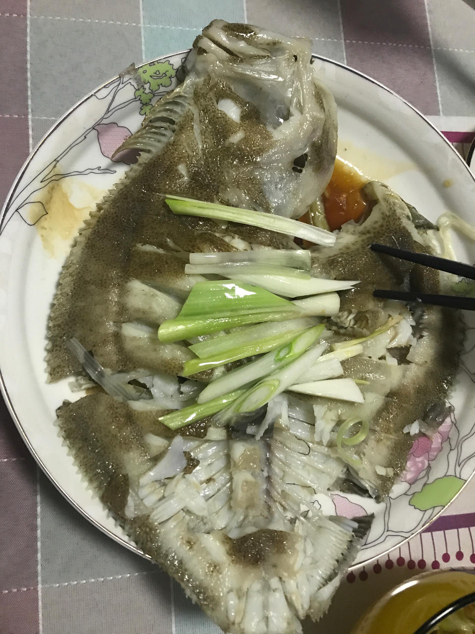 清蒸多宝鱼（黄鱼、鲈鱼、桂鱼……）