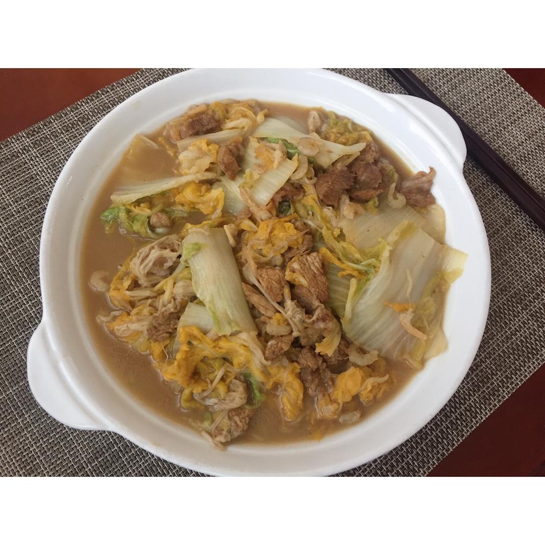 白菜炒肉