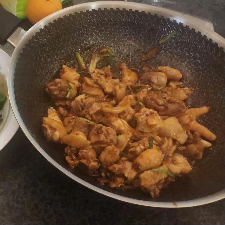 姜葱炒鸡