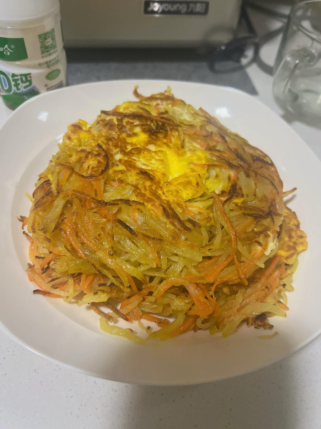 快手早餐饼（土豆鸡蛋饼）