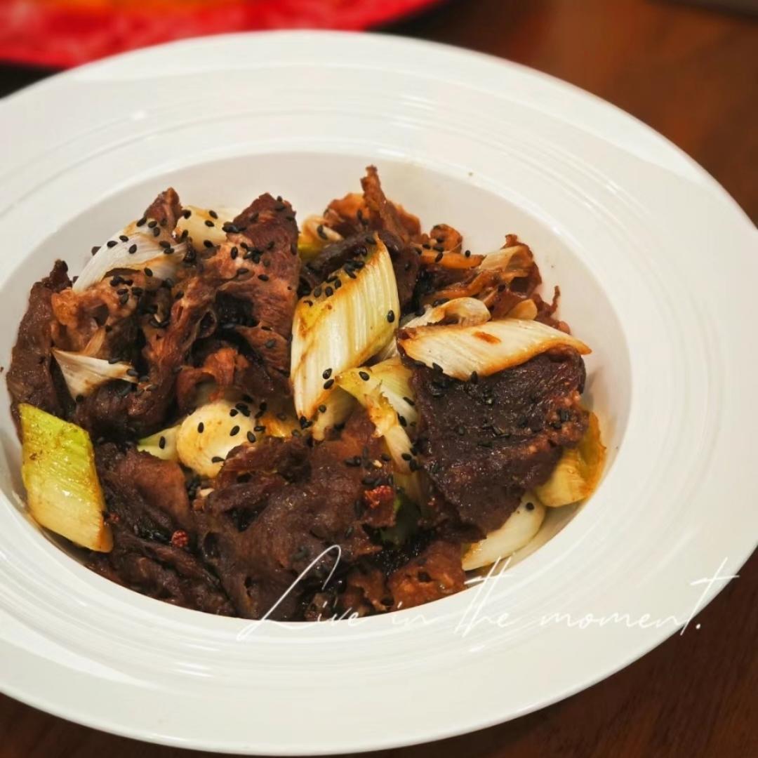 葱爆牛肉