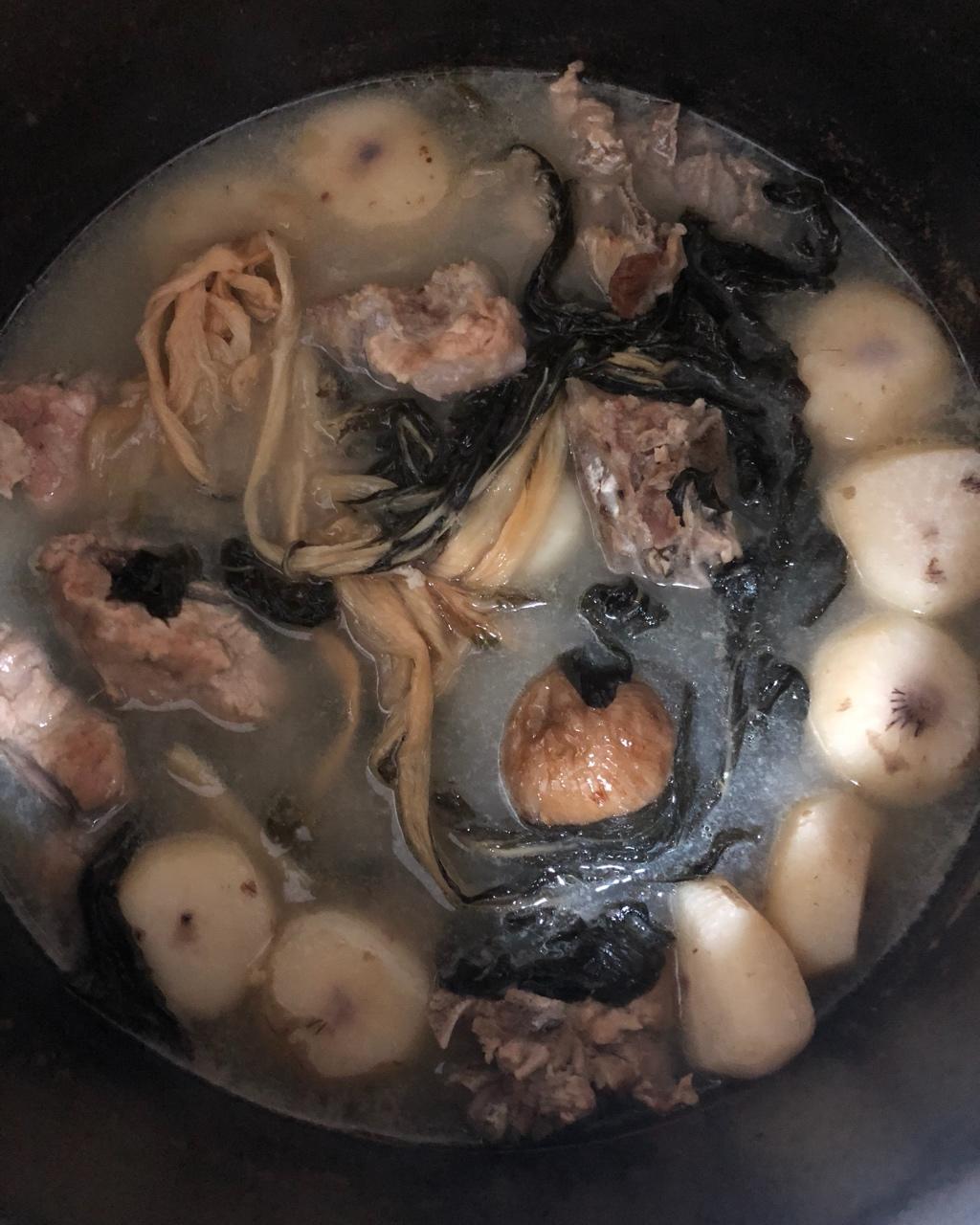 龙骨菜干汤