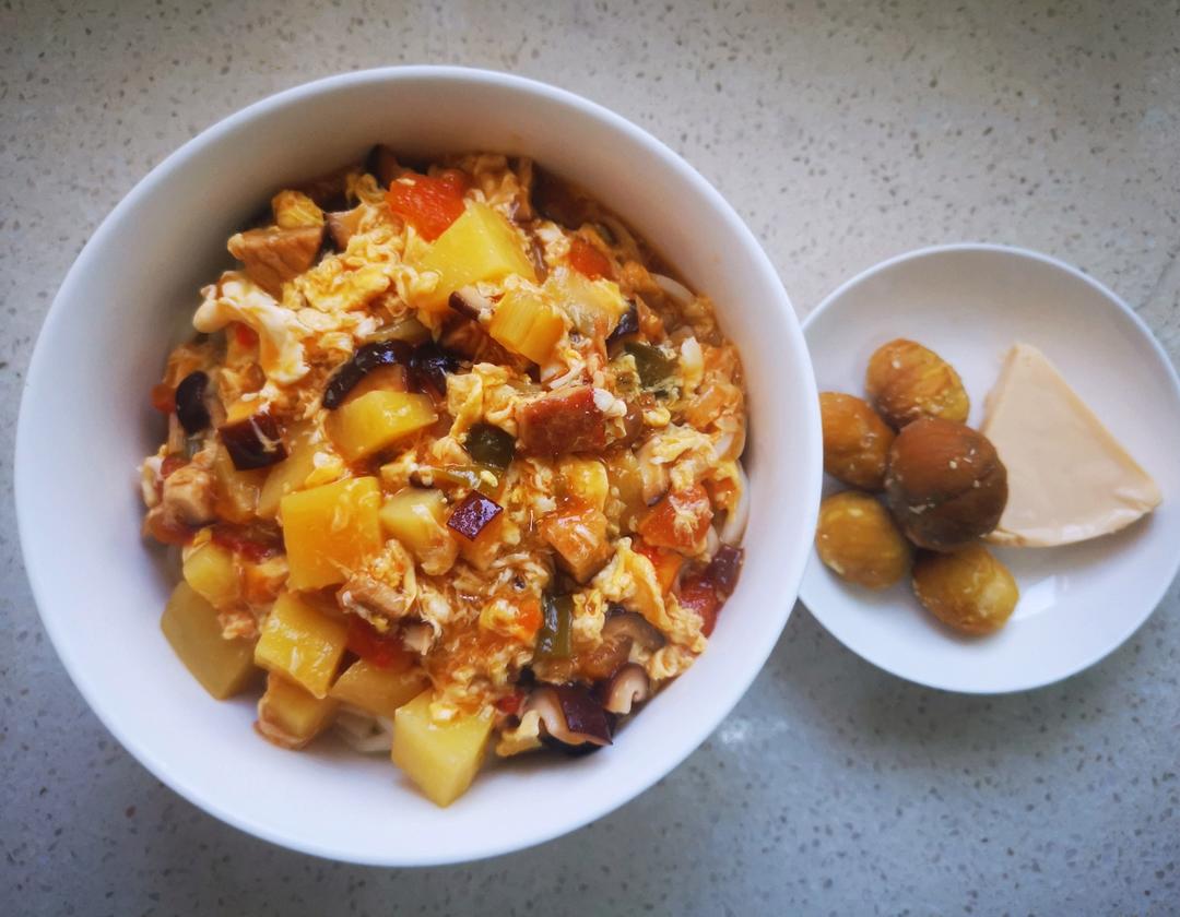 宝贝的早餐记录。