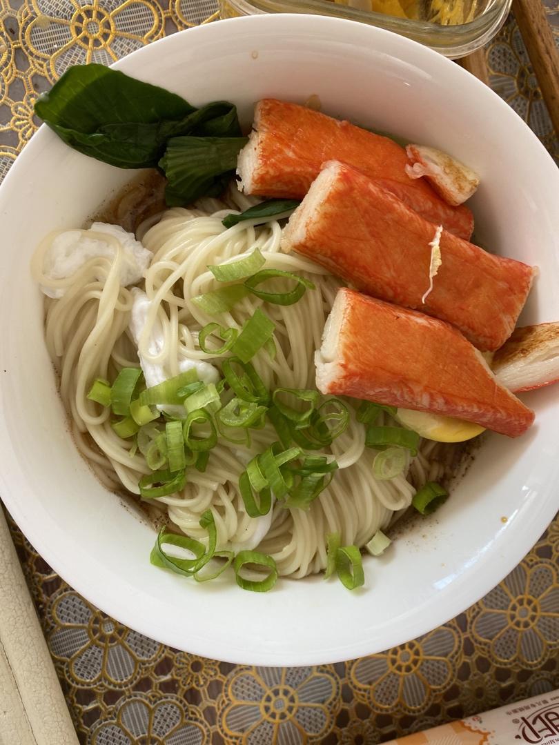 快手早餐-酱汤面，汤都喝光