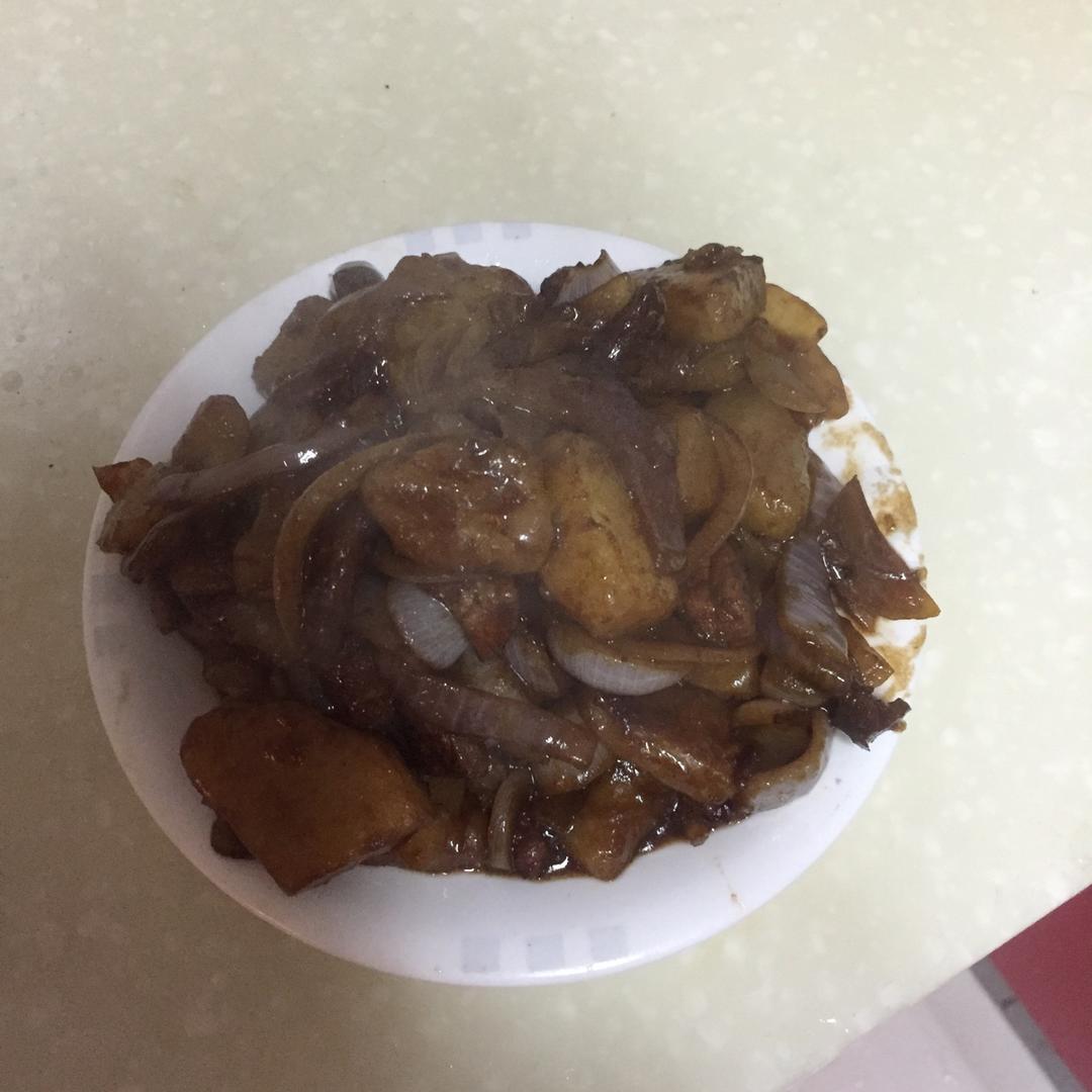 洋葱炒土豆