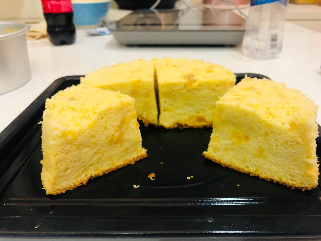 咸蛋黄古早味蛋糕（超好吃的咸蛋黄系列）