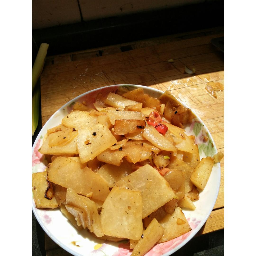 手机用户04972fjw做的素炒凉薯