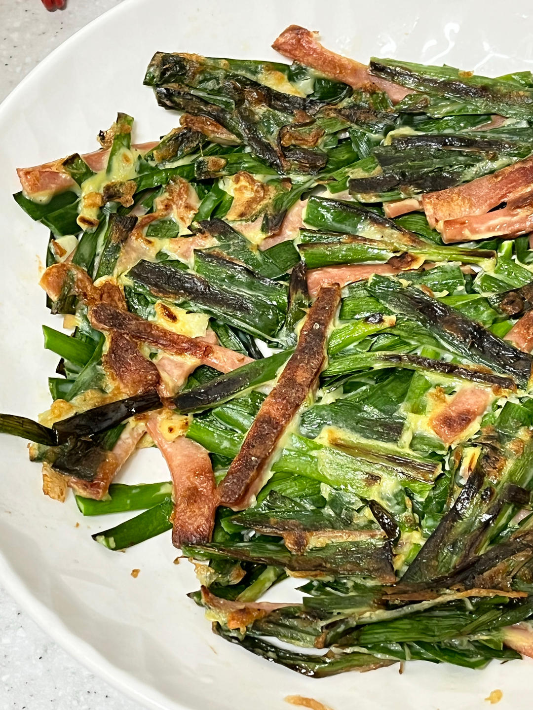 #🦊在韩国#教你做草丛一样的韩式韭菜煎饼(부주전 )