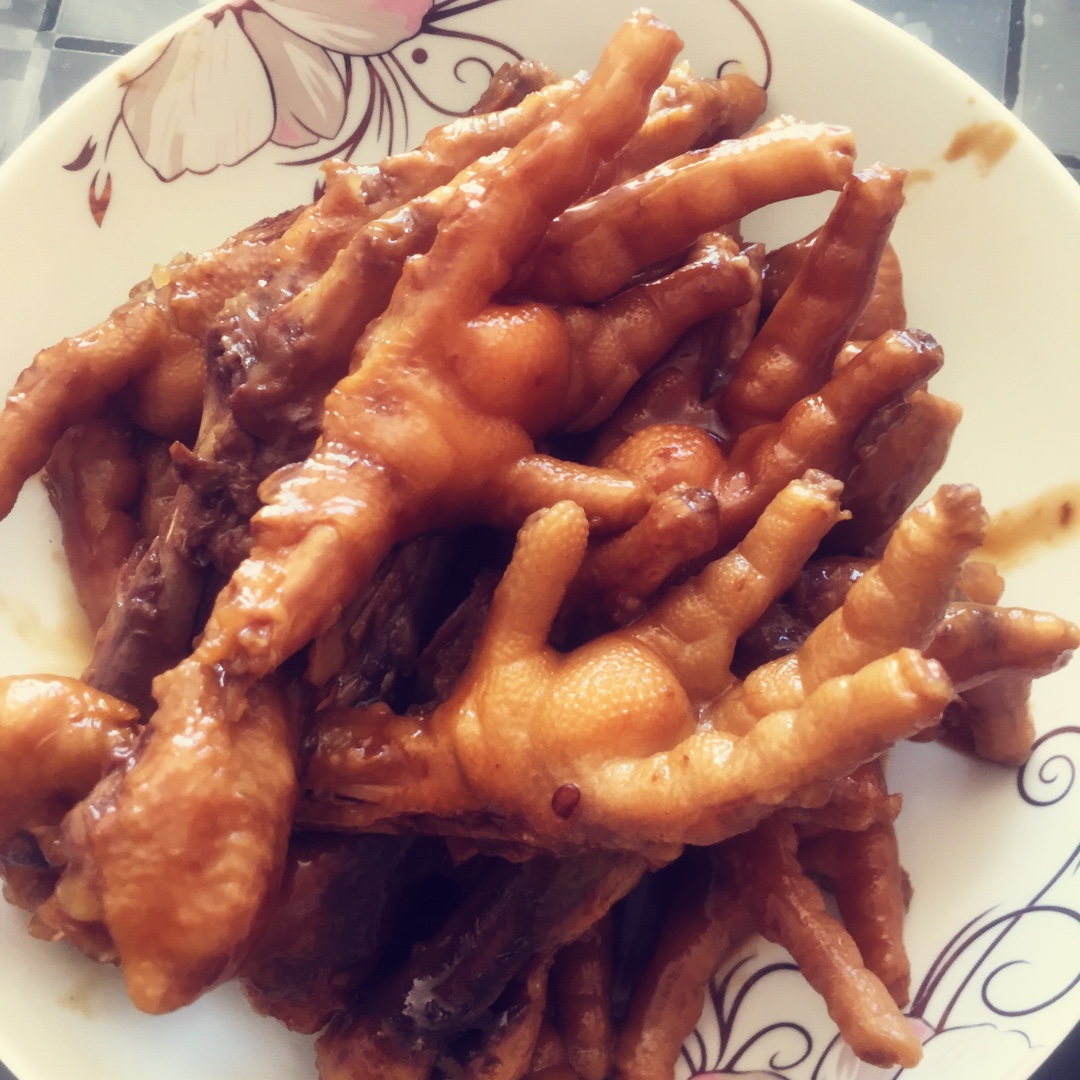 秘制红烧鸡爪