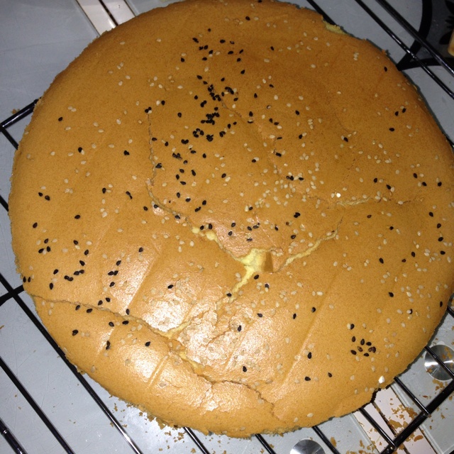 十寸的戚风蛋糕