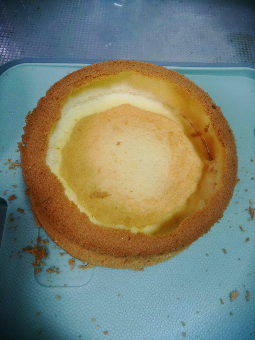 萌淼淼的麻麻做的10l小烤箱烤一切---不顶上管的6寸9寸戚风蛋糕生日