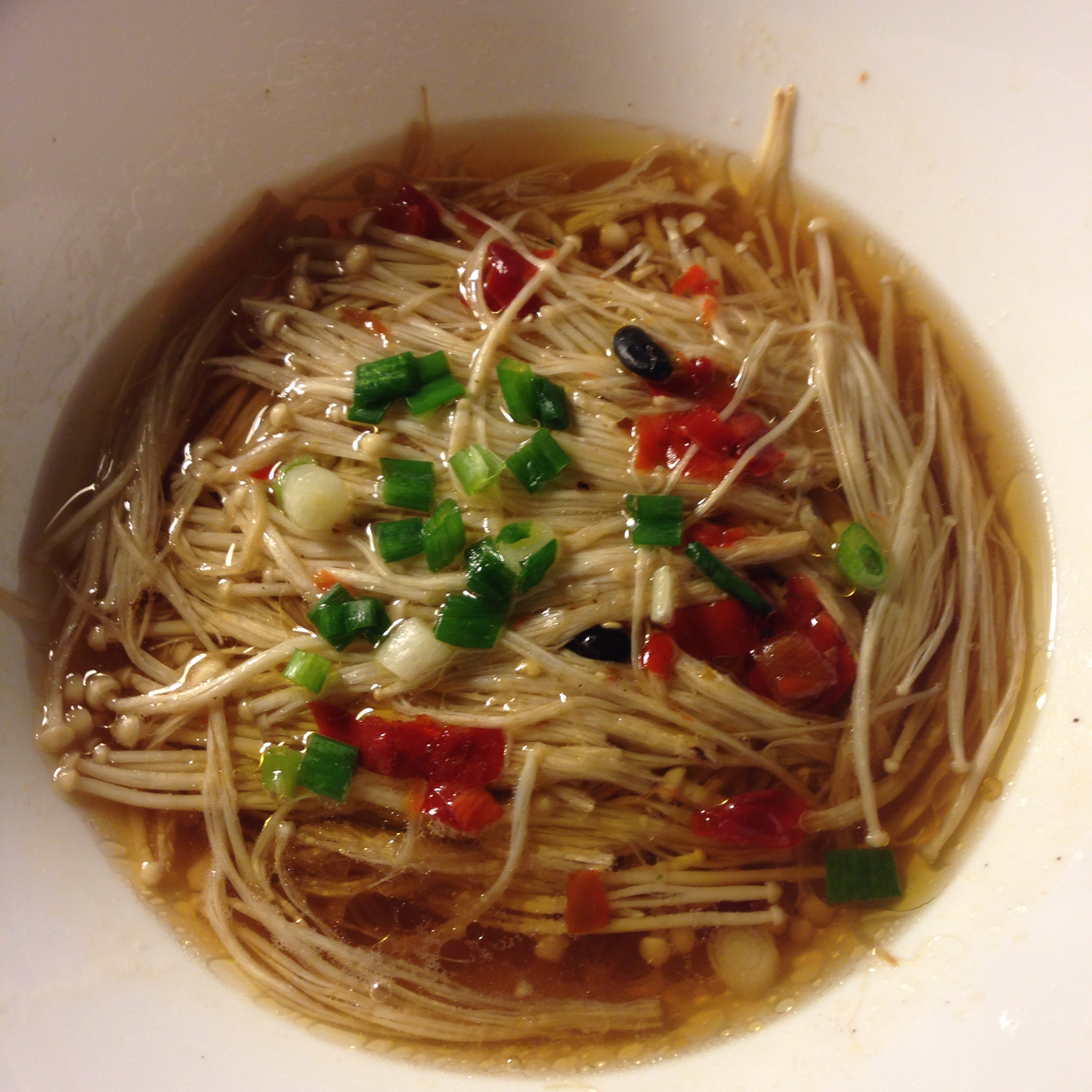 油泼金针菇
