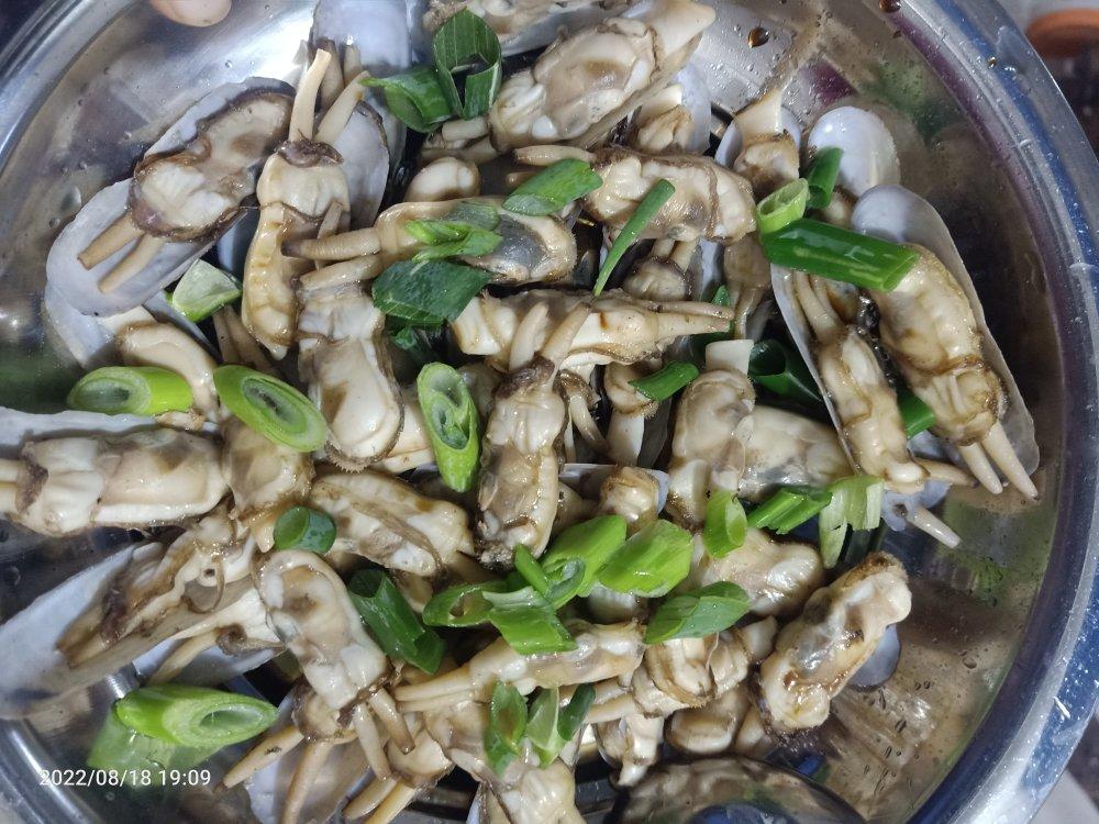 葱油蛏子