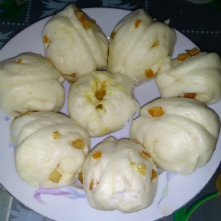 最好吃的火腿葱香花卷—附让葱不变黄的小窍门