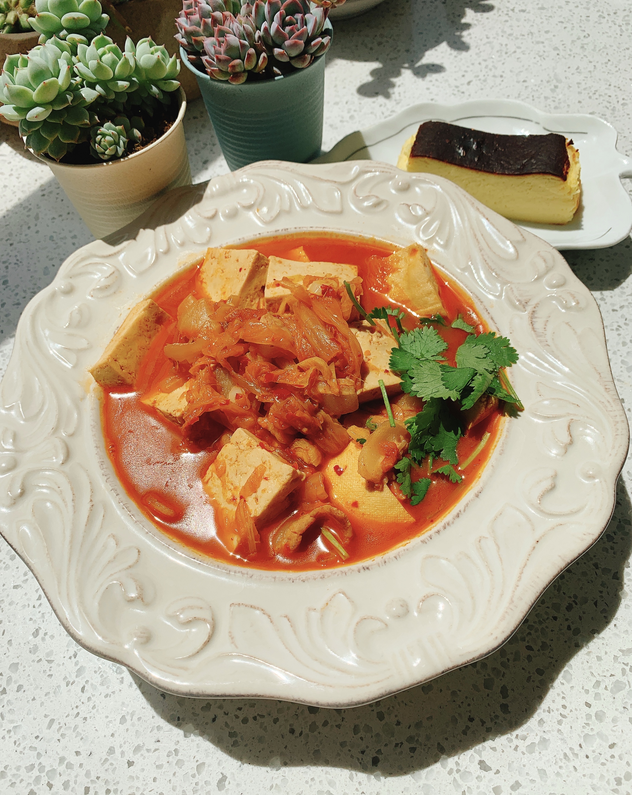 🥓🥓W菲菲同款韩式五花肉辣白菜豆腐汤的做法