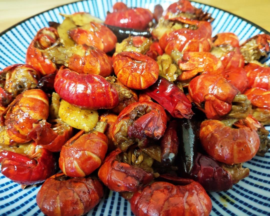 『荤』辣炒龙虾尾的做法