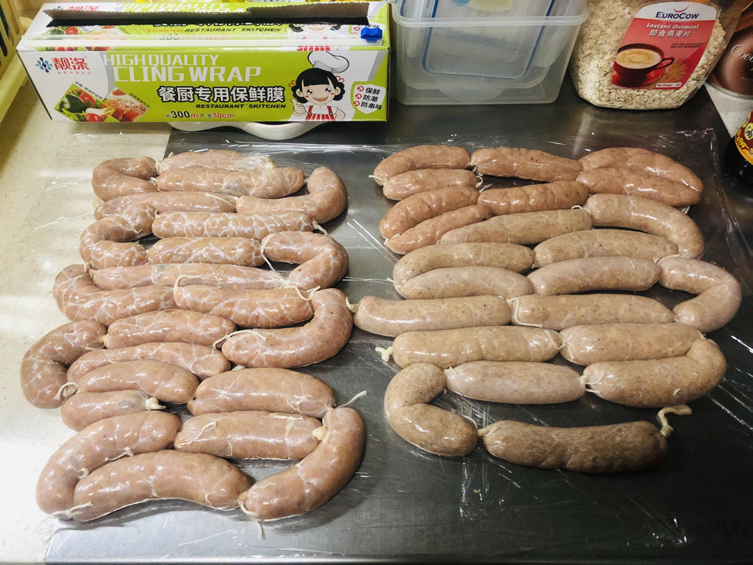 自制鸡肉肠