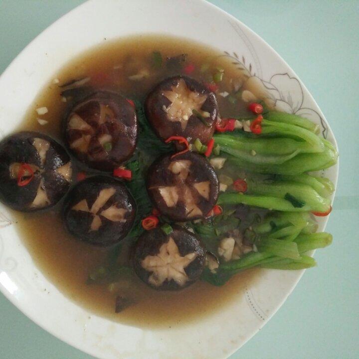 蚝油香菇小油菜