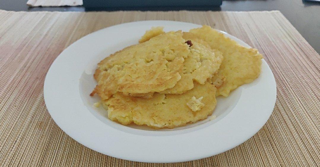 快手早餐╭蛋香米饼╮