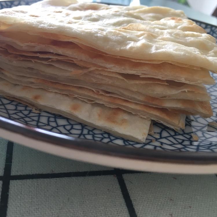 层次分明薄如蝉翼的家常基础烙饼