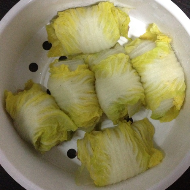 白菜肉糜卷