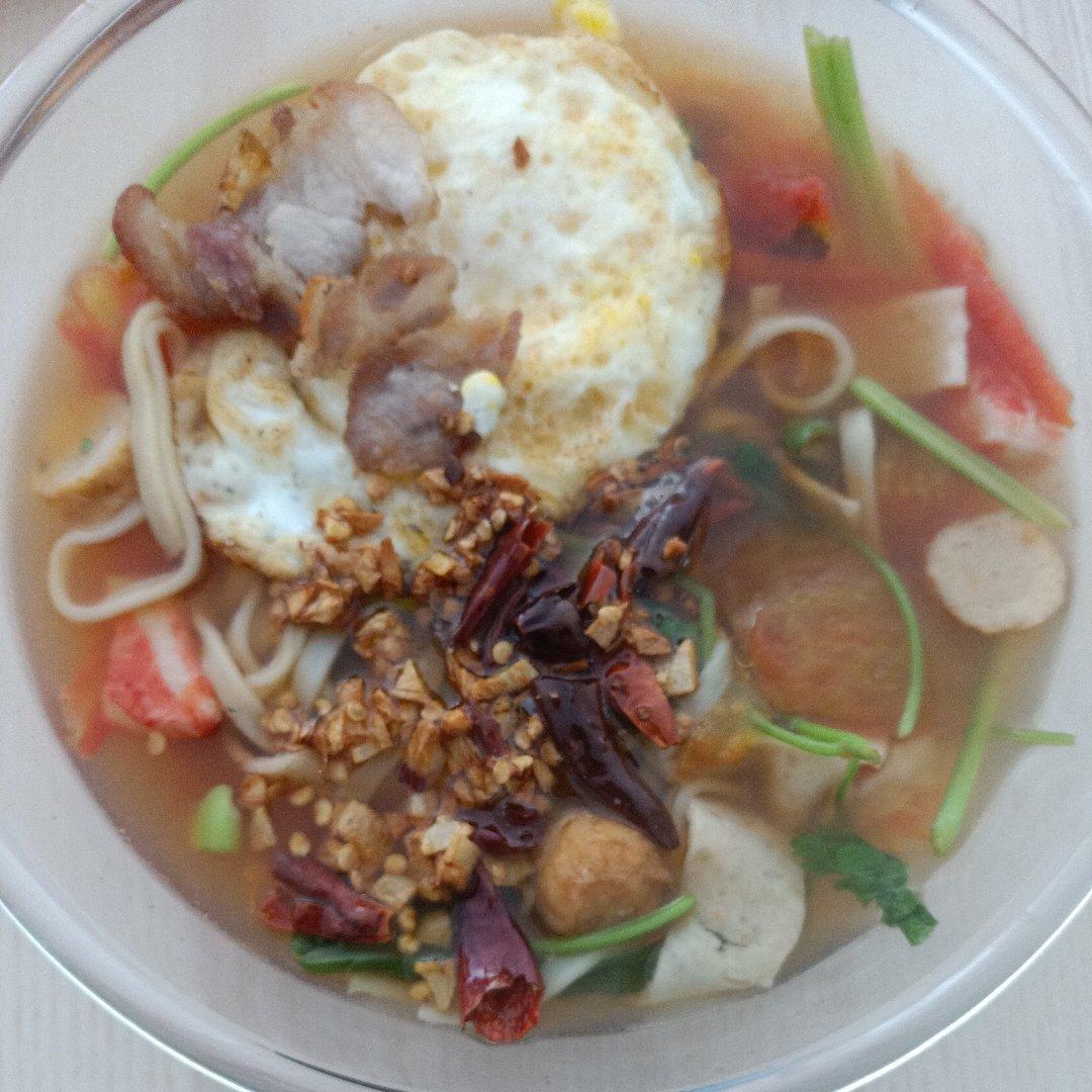 快手挂面荷包蛋---懒人版