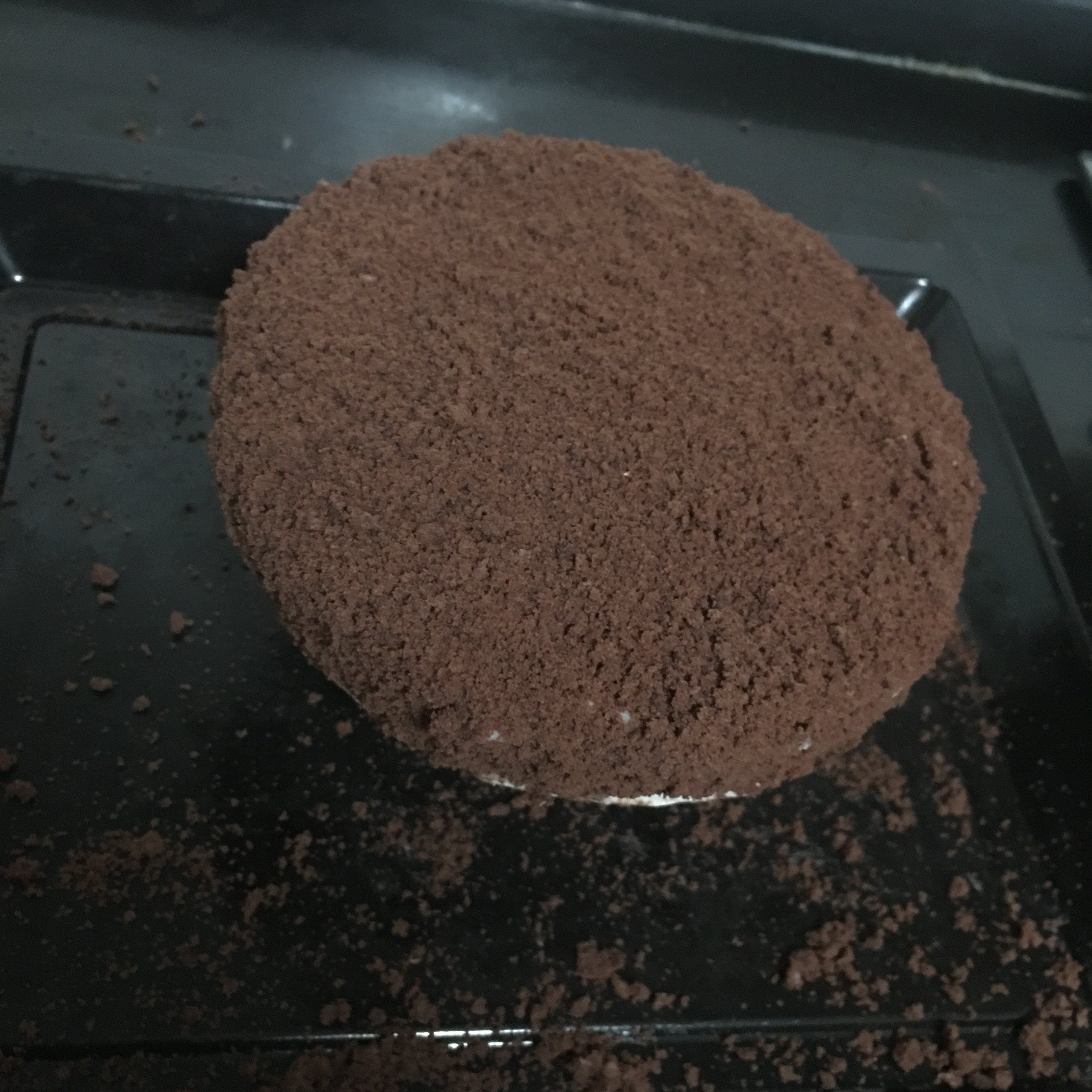 健康低脂、伪·北海道巧克力双层芝士蛋糕（六寸）的做法 步骤14