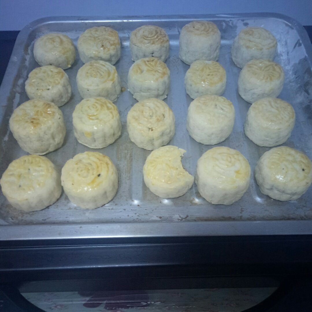 五仁月饼～不用转化糖浆的版本