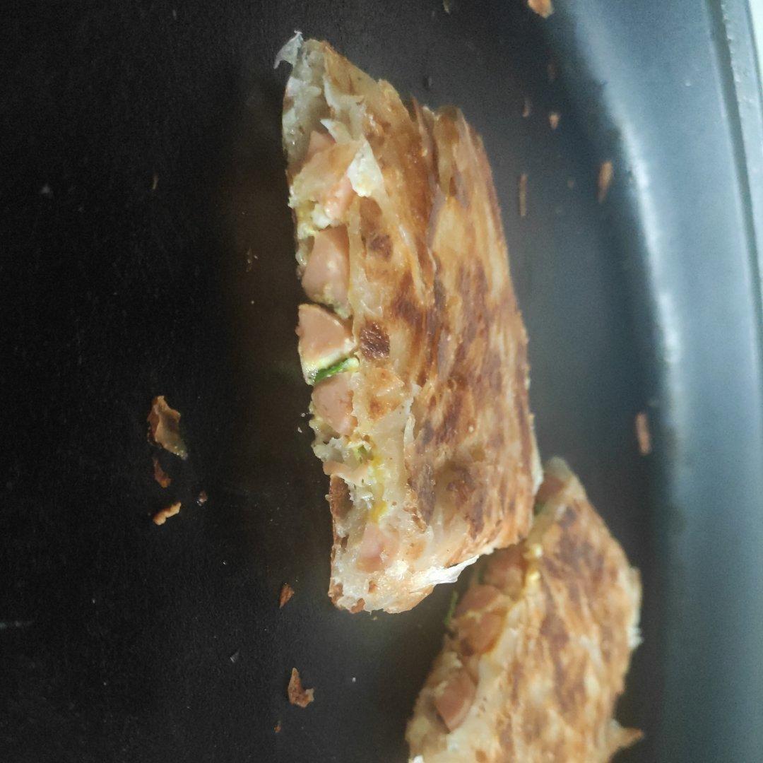 手抓饼的神仙吃法🔥早餐一定要来一份哦