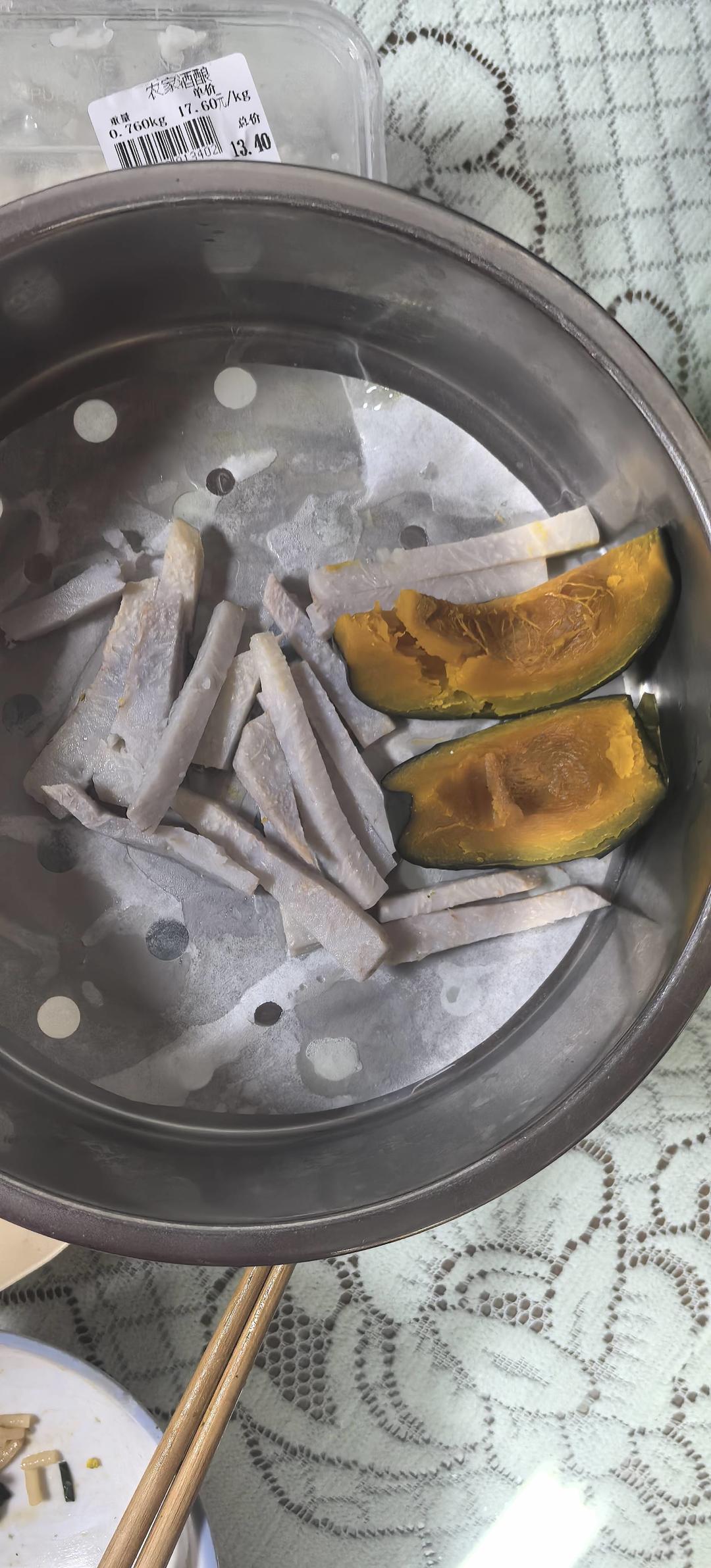 营养早餐蒸贝贝小南瓜