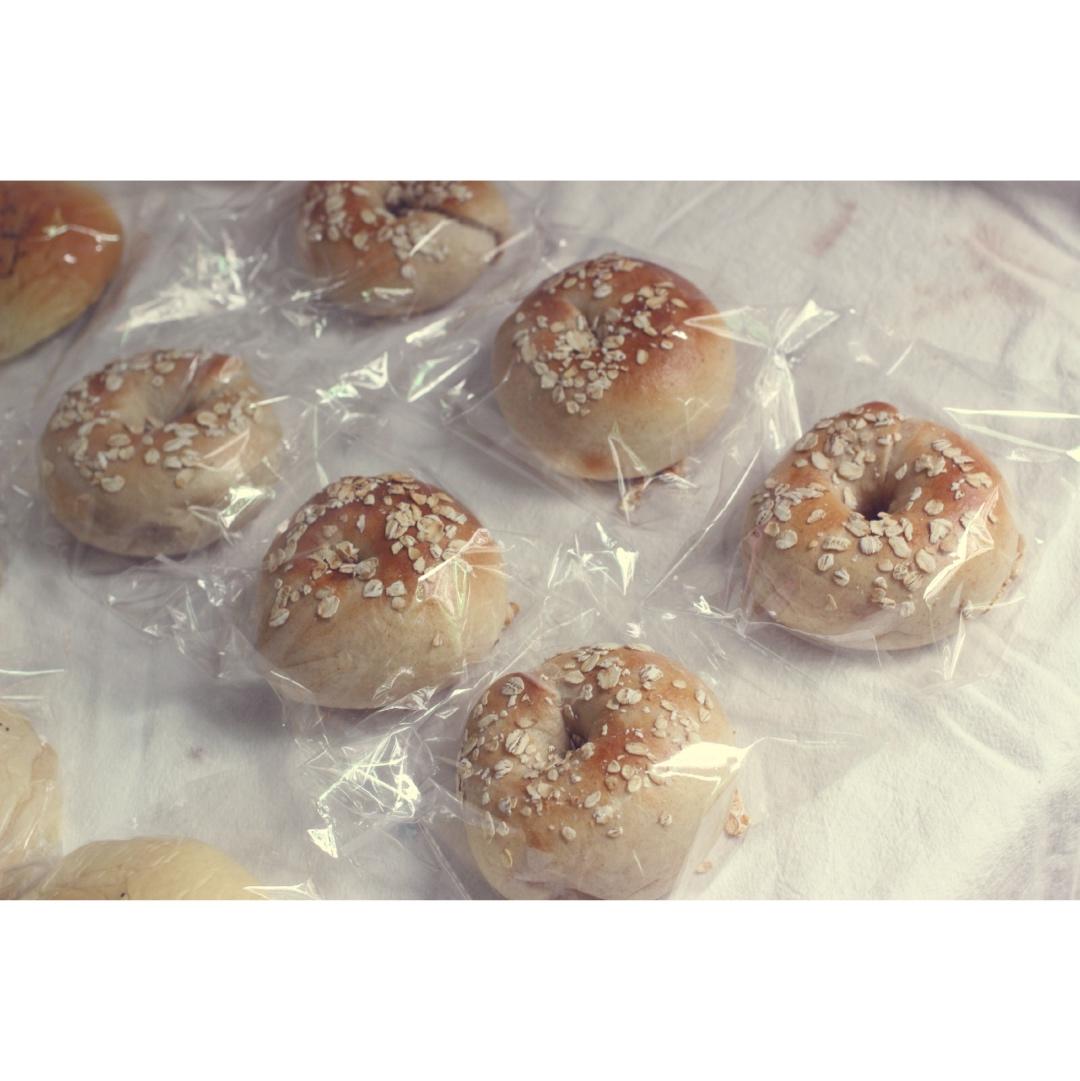 天然酵母黑麦贝果