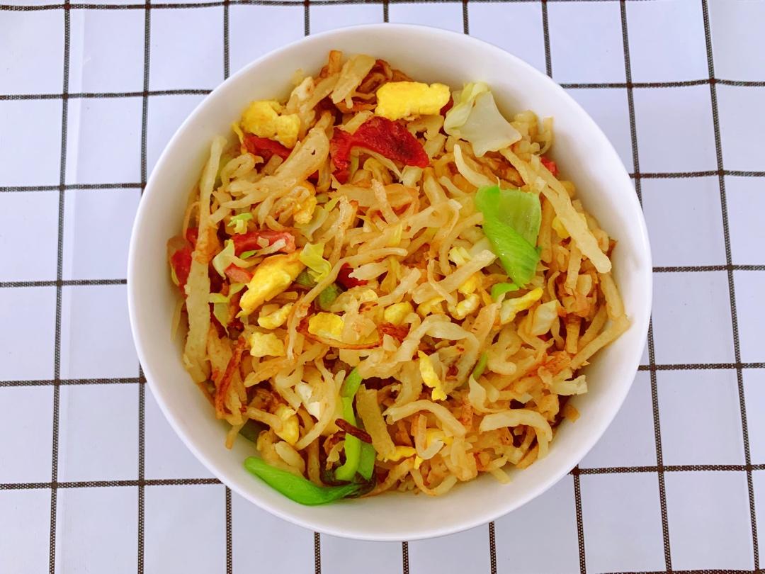 鸡蛋炒饼
