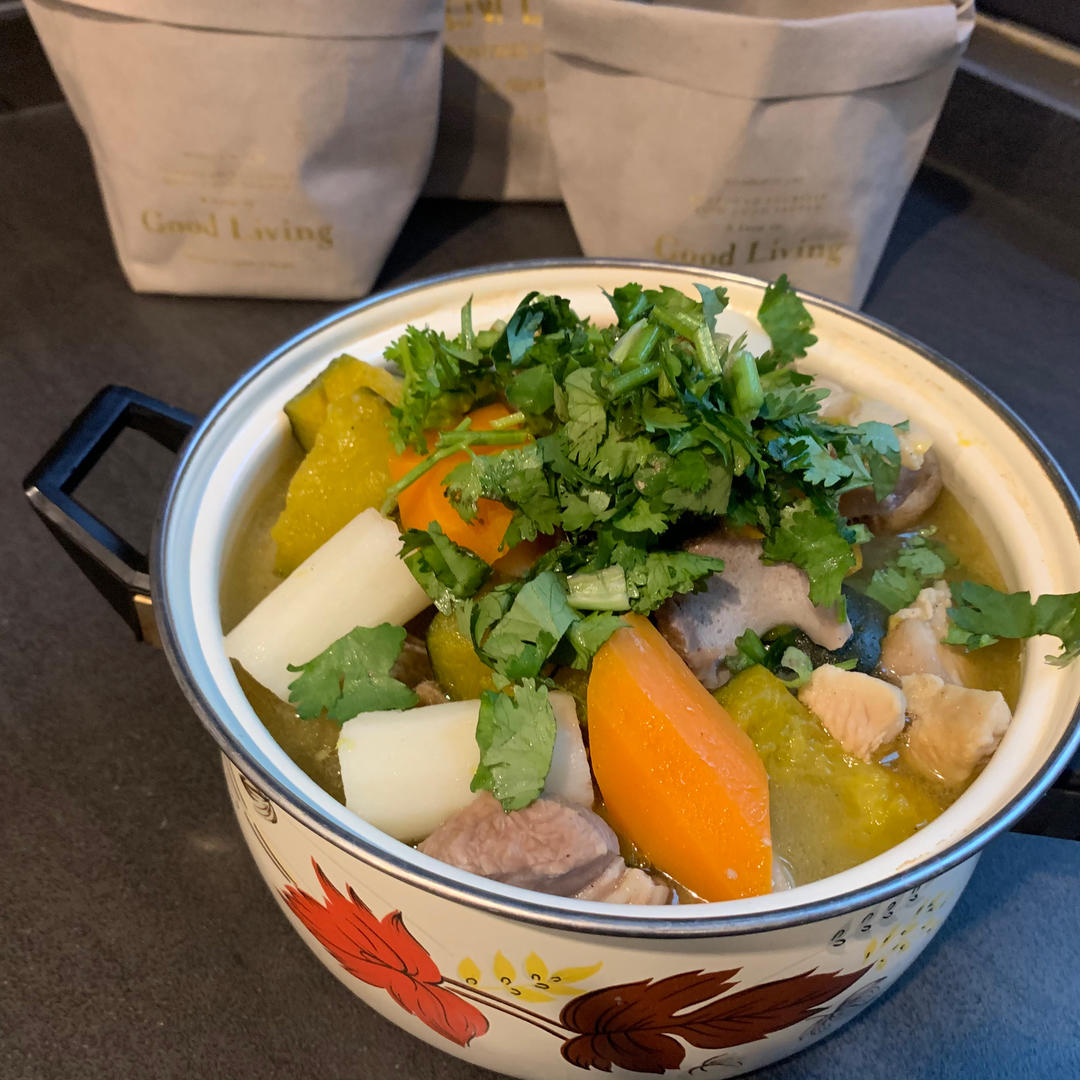 山药胡萝卜炖羊腿