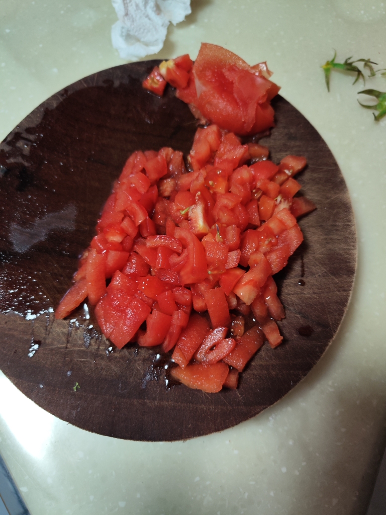 不放油的西红柿鸡蛋片儿汤的做法 步骤5