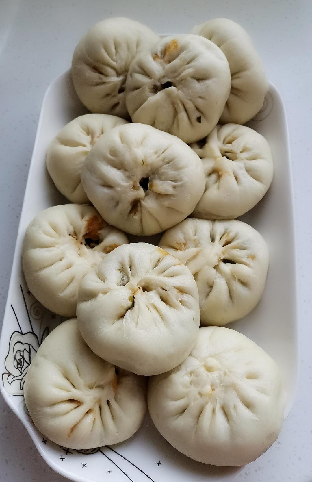 青椒豆腐馅包子馅饼