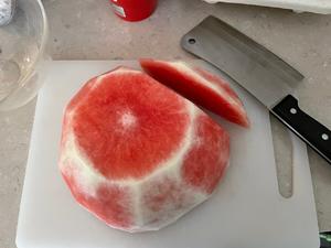 天然西瓜冰糕-夏日解暑利器的做法 步骤1
