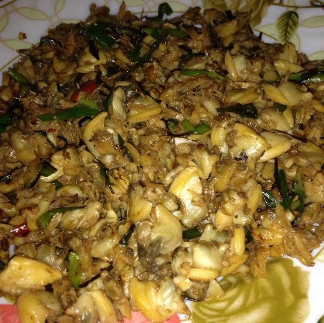 步骤图 爆炒花甲肉的做法 爆炒花甲肉的做法步骤 菜谱 下厨房