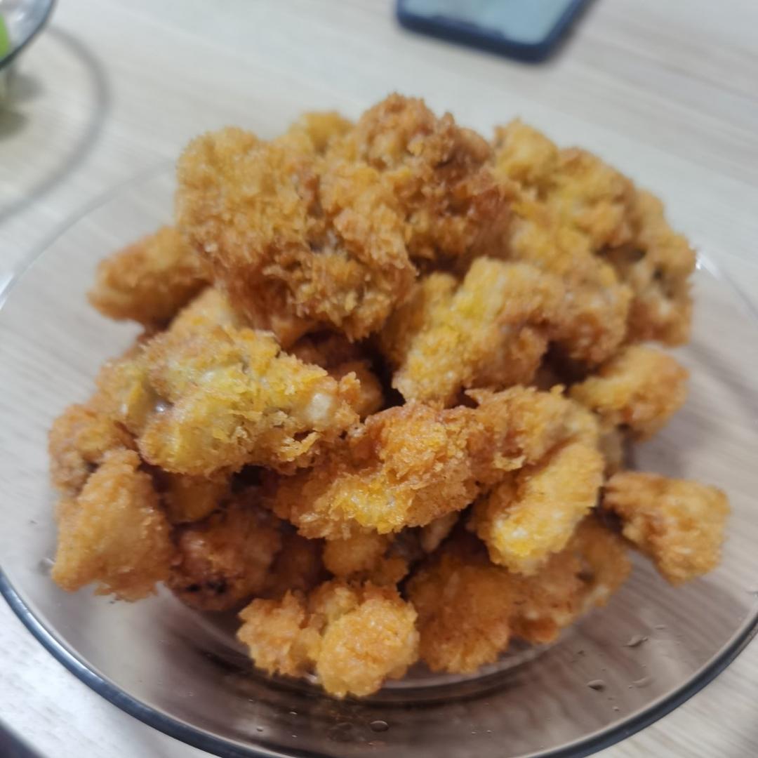酥脆生蚝肉超级好吃，大人小孩都爱吃