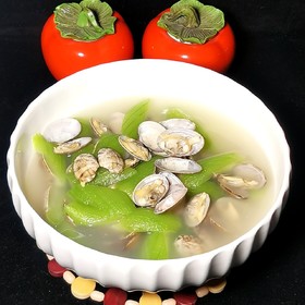 丝瓜蛤蜊汤——太太乐鲜鸡汁快手菜