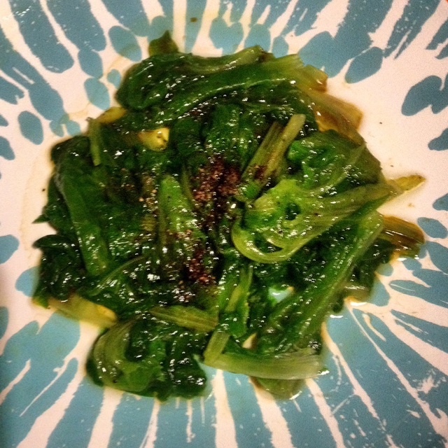 响油白菜