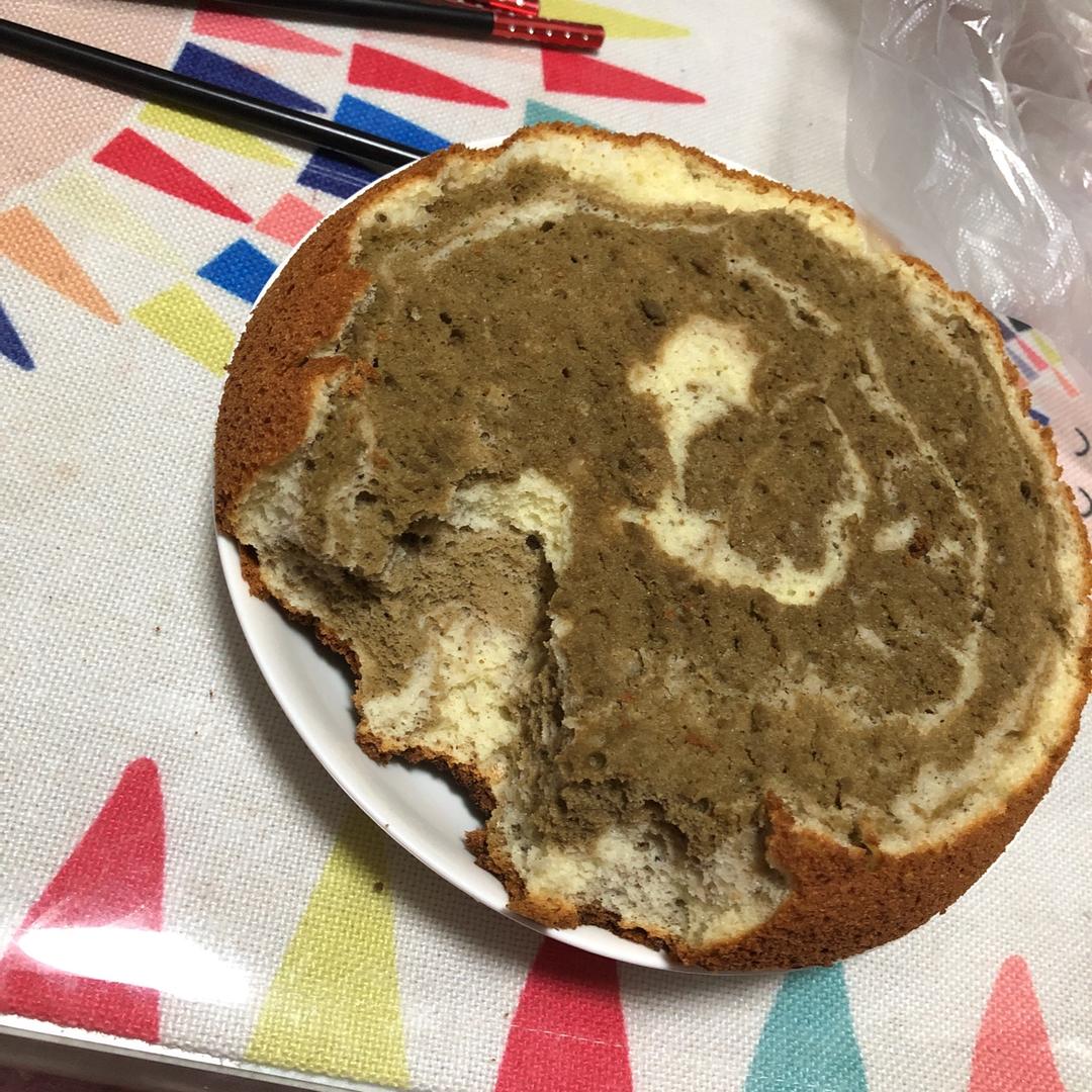 绿斑马戚风蛋糕