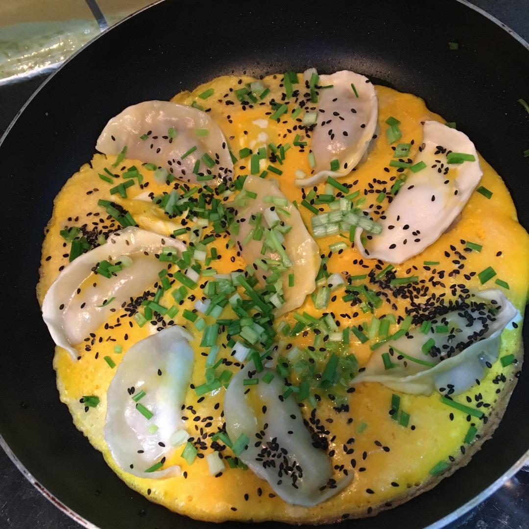 鸡蛋煎饺