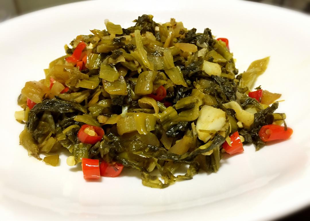 信步轩林做的小炒酸菜