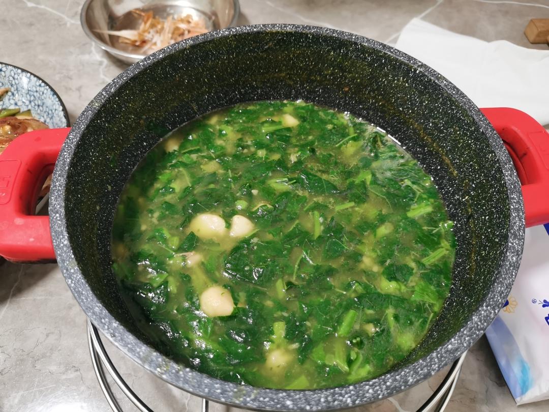冬苋菜芋艿汤羹