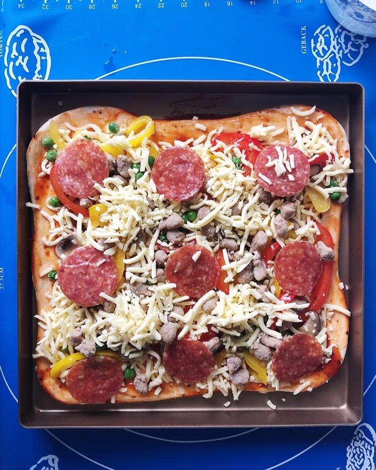 八寸披萨饼皮（四个）制作