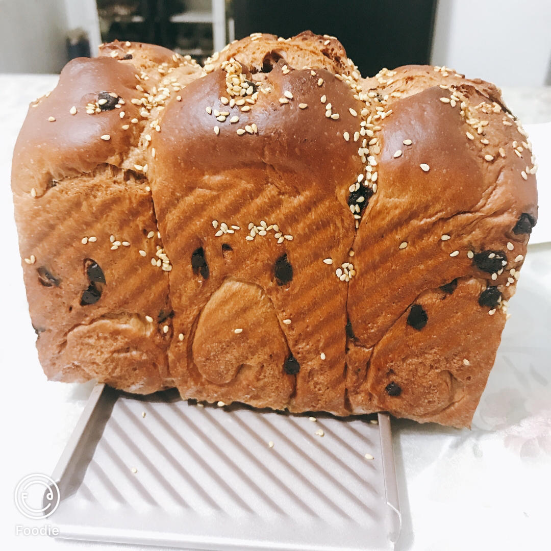 奶油巧克力吐司