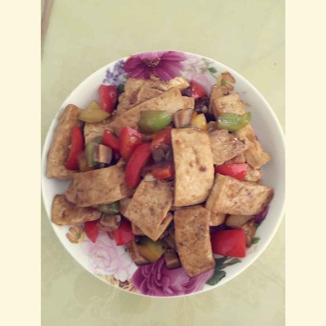 家常豆腐(彩椒版)