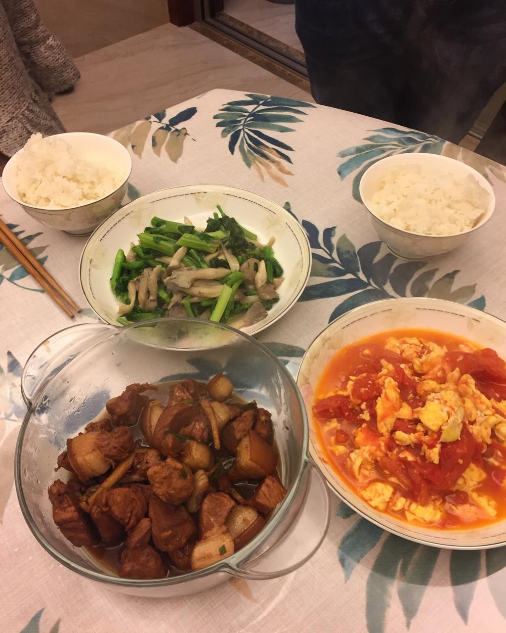 我要睡懒觉做的晚餐2018年3月15日