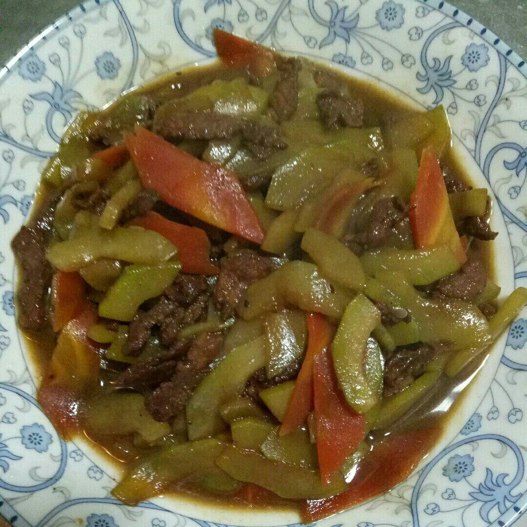 西葫芦炒肉